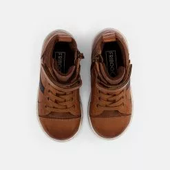 Friboo LEATHER BOOTIES - Sneaker High - Cognac, Kinder -Friboo Schuhe Geschaft d7300420017b42508d85eecdca767a3c