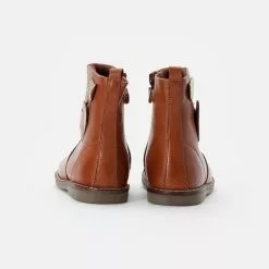 Friboo LEATHER BOOTIES - Stiefelette - Cognac, Kinder -Friboo Schuhe Geschaft da537eb70f4d4385b0c7fa08d70761e3