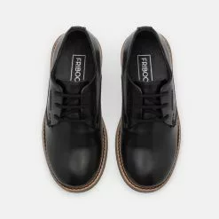 Friboo LEATHER - Schnürer - Black, Kinder -Friboo Schuhe Geschaft e282e24429874371b2aab537efa17e89