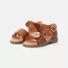 Friboo LEATHER SANDALS - Riemensandalette - Cognac, Kinder -Friboo Schuhe Geschaft e9460cf145d04f00b76f273dad8868b3