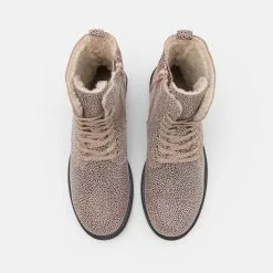 Friboo LEATHER - Schnürstiefelette - Pink, Kinder -Friboo Schuhe Geschaft ebd8edd3224549a78516cd6604f230b5