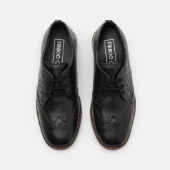 Friboo LEATHER - Schnürer - Black, Kinder -Friboo Schuhe Geschaft ed67b06ef3d647c5b8fa6ff3458e2d88