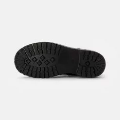 Friboo LEATHER BOOTIES - Schnürstiefelette - Black, Kinder -Friboo Schuhe Geschaft ef5fe3e3c8584283a6a4a127fe12b959