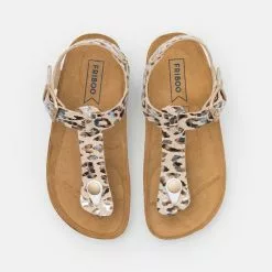 Friboo Zehentrenner - Taupe, Kinder -Friboo Schuhe Geschaft eff206ff2a644a818ae41c135c8d7636