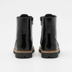 Friboo LEATHER - Schnürstiefelette - Black, Kinder -Friboo Schuhe Geschaft f151a34af3f84557b2472202d90e9107