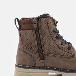 Friboo Schnürstiefelette - Dark Brown, Kinder -Friboo Schuhe Geschaft f1f9e70500c3430d92529f2c59c36635