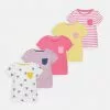 Friboo POCKET TEE 5 PACK - T-Shirt Print - Multi Coloured/white/yellow, Kinder -Friboo Schuhe Geschaft f848a80119654f1cac2d22286b923a99