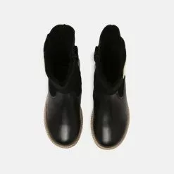 Friboo LEATHER - Stiefel - Black, Kinder -Friboo Schuhe Geschaft f9193e9d90f14952b79e0a97713022ee