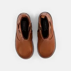 Friboo LEATHER BOOTIES - Stiefelette - Cognac, Kinder -Friboo Schuhe Geschaft fc29851230f34a789418993b3e3ff08d